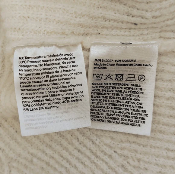 H&M Rib Knit Peplum Top - Picture 4 of 4